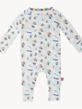 Magnetic Me Tis the Ski-Son Modal Magnetic Convertible Coverall 0-3M